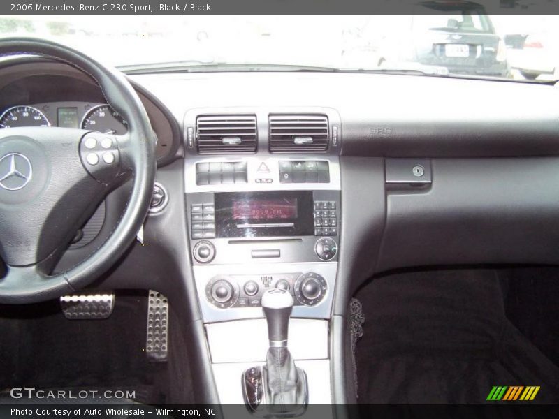 Black / Black 2006 Mercedes-Benz C 230 Sport