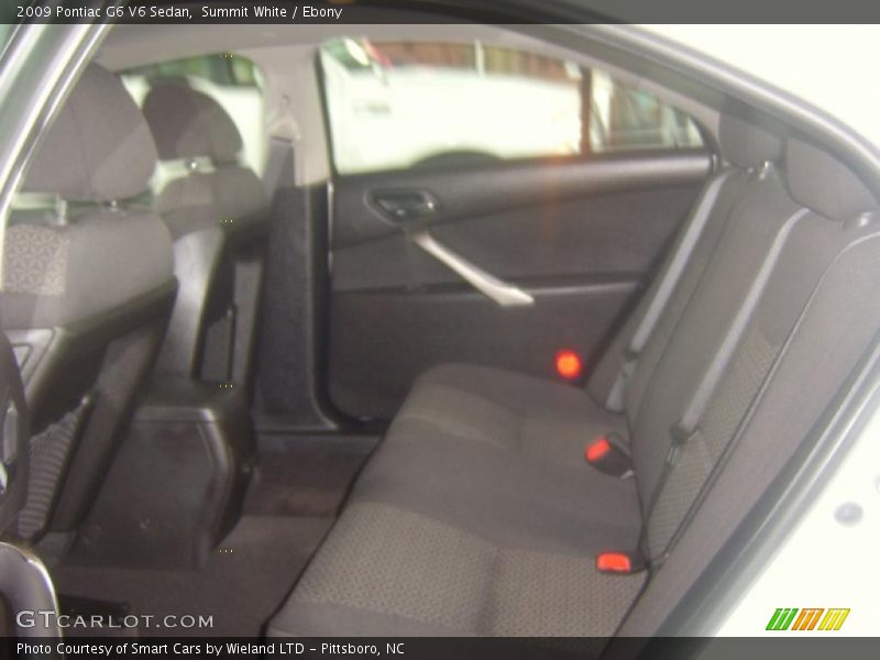 Summit White / Ebony 2009 Pontiac G6 V6 Sedan