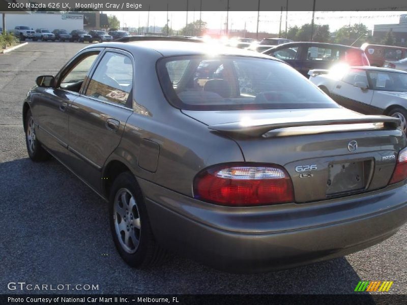 Moonlight Gray / Beige 2000 Mazda 626 LX