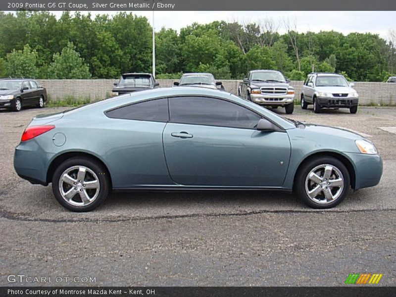 Silver Green Metallic / Ebony 2009 Pontiac G6 GT Coupe