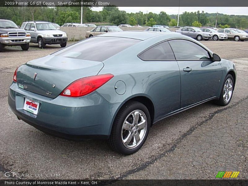 Silver Green Metallic / Ebony 2009 Pontiac G6 GT Coupe
