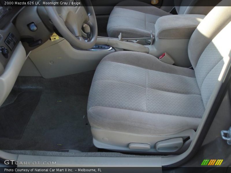 Moonlight Gray / Beige 2000 Mazda 626 LX