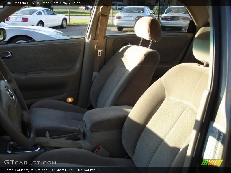 Moonlight Gray / Beige 2000 Mazda 626 LX