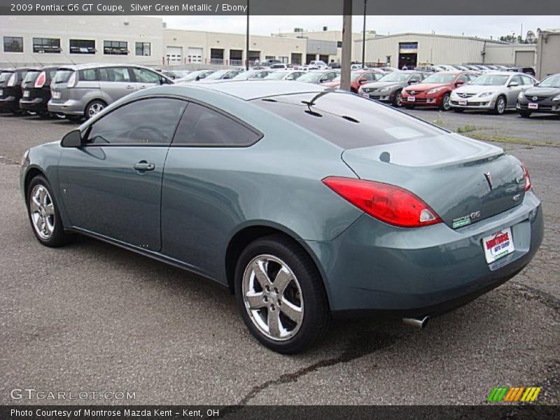 Silver Green Metallic / Ebony 2009 Pontiac G6 GT Coupe