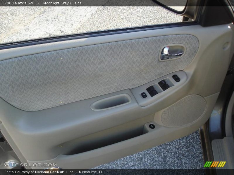 Moonlight Gray / Beige 2000 Mazda 626 LX