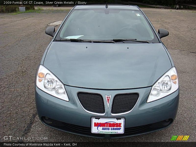 Silver Green Metallic / Ebony 2009 Pontiac G6 GT Coupe