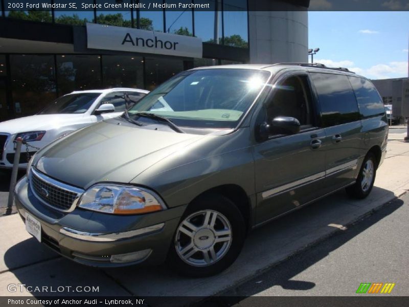 Spruce Green Metallic / Medium Parchment 2003 Ford Windstar SE