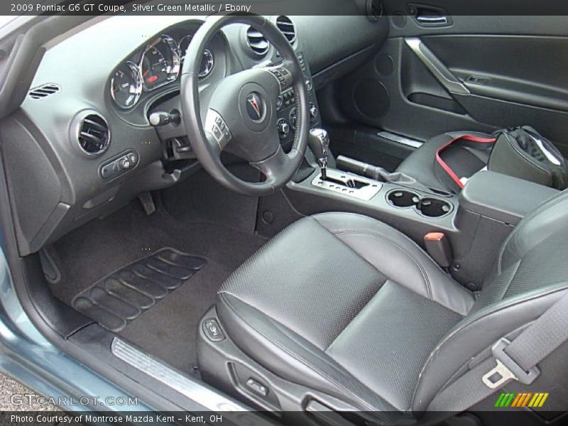 Silver Green Metallic / Ebony 2009 Pontiac G6 GT Coupe