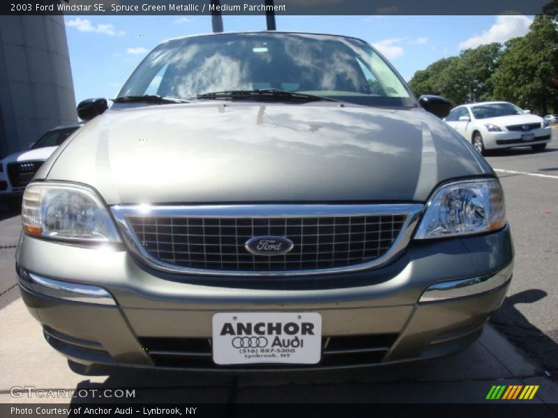 Spruce Green Metallic / Medium Parchment 2003 Ford Windstar SE