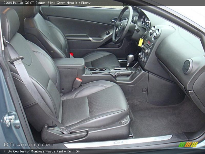 Silver Green Metallic / Ebony 2009 Pontiac G6 GT Coupe