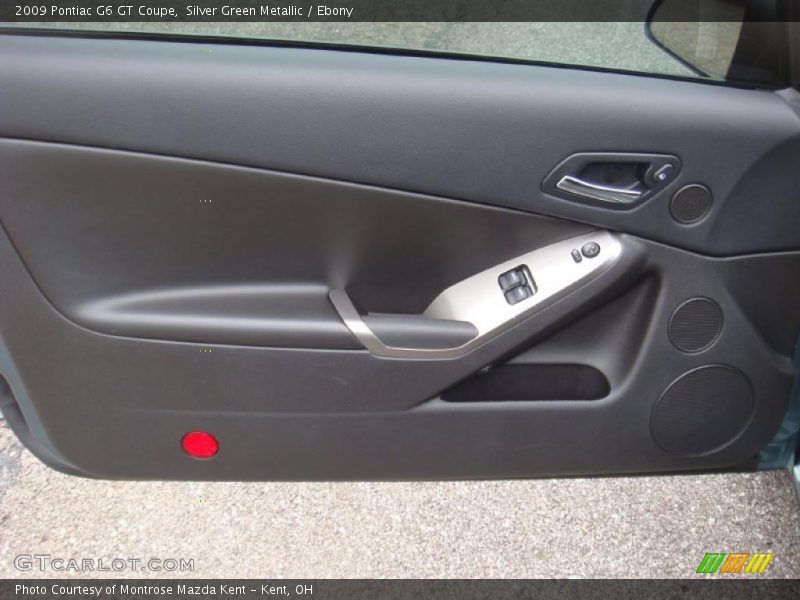 Silver Green Metallic / Ebony 2009 Pontiac G6 GT Coupe