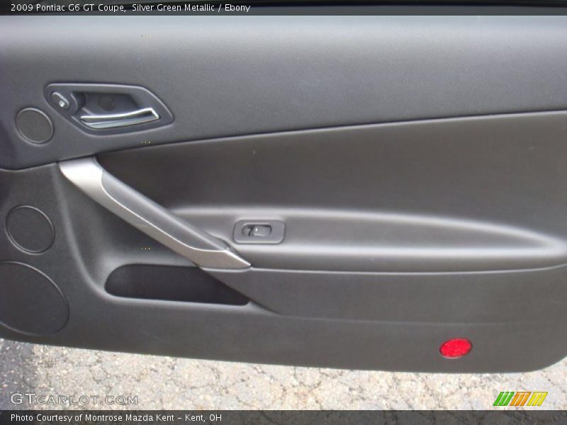 Silver Green Metallic / Ebony 2009 Pontiac G6 GT Coupe