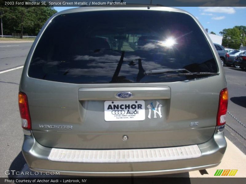 Spruce Green Metallic / Medium Parchment 2003 Ford Windstar SE