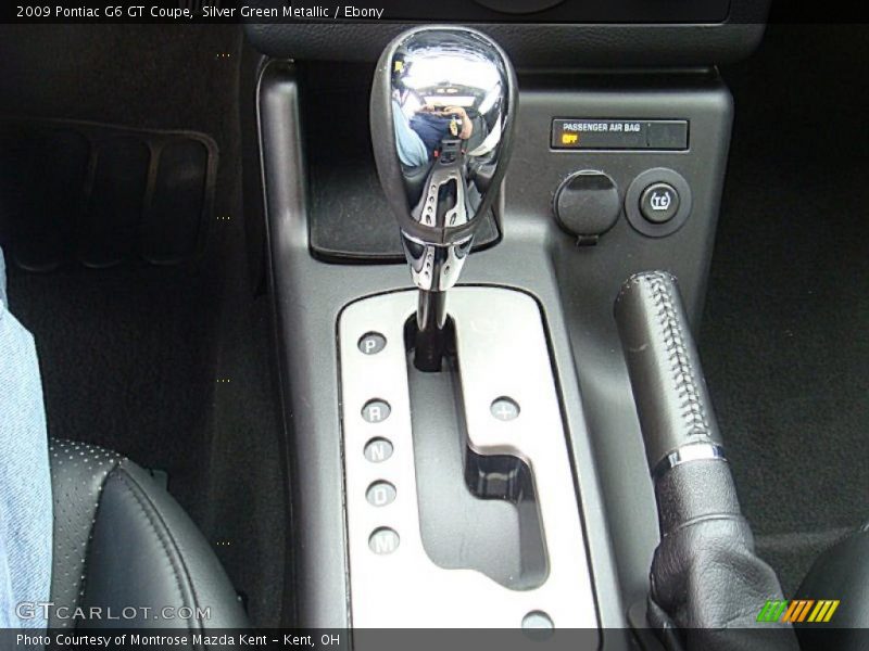 Silver Green Metallic / Ebony 2009 Pontiac G6 GT Coupe