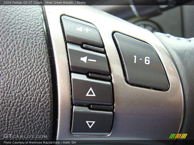 Silver Green Metallic / Ebony 2009 Pontiac G6 GT Coupe