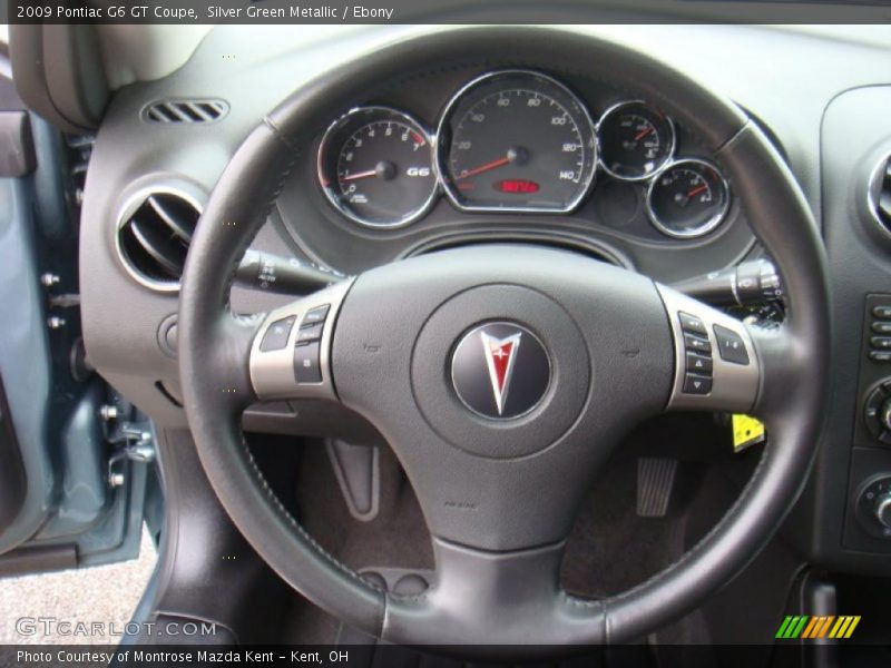 Silver Green Metallic / Ebony 2009 Pontiac G6 GT Coupe
