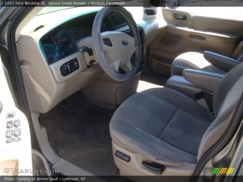 Spruce Green Metallic / Medium Parchment 2003 Ford Windstar SE