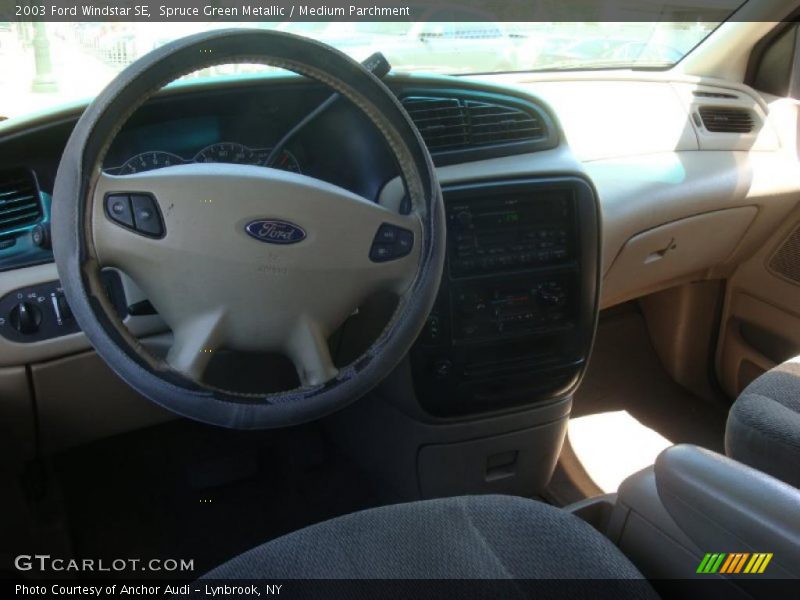 Spruce Green Metallic / Medium Parchment 2003 Ford Windstar SE