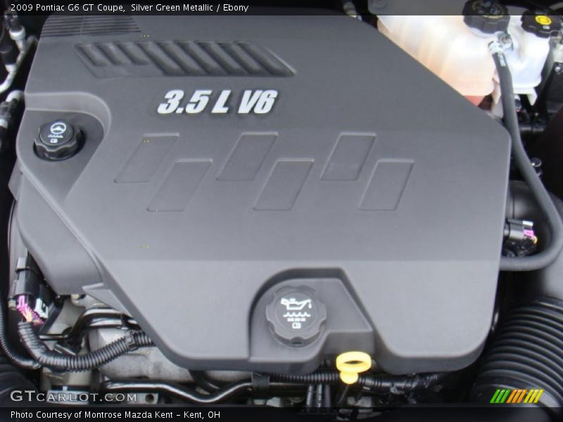 Silver Green Metallic / Ebony 2009 Pontiac G6 GT Coupe