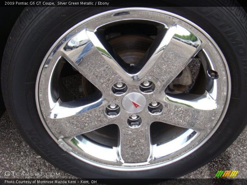 Silver Green Metallic / Ebony 2009 Pontiac G6 GT Coupe