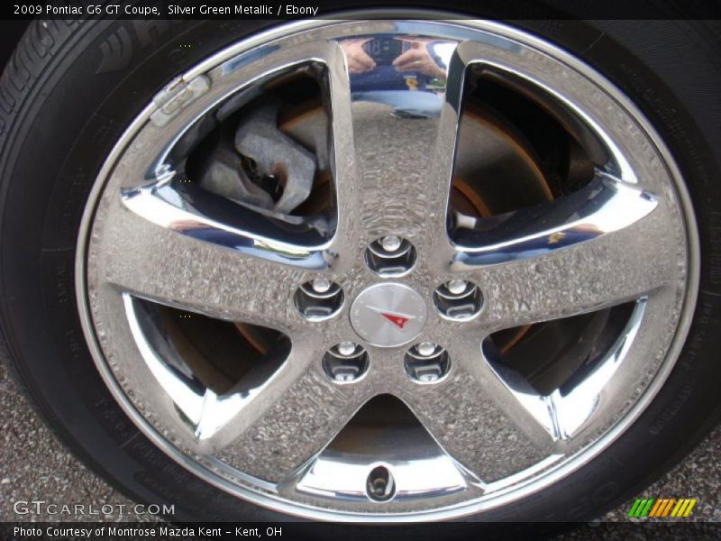 Silver Green Metallic / Ebony 2009 Pontiac G6 GT Coupe
