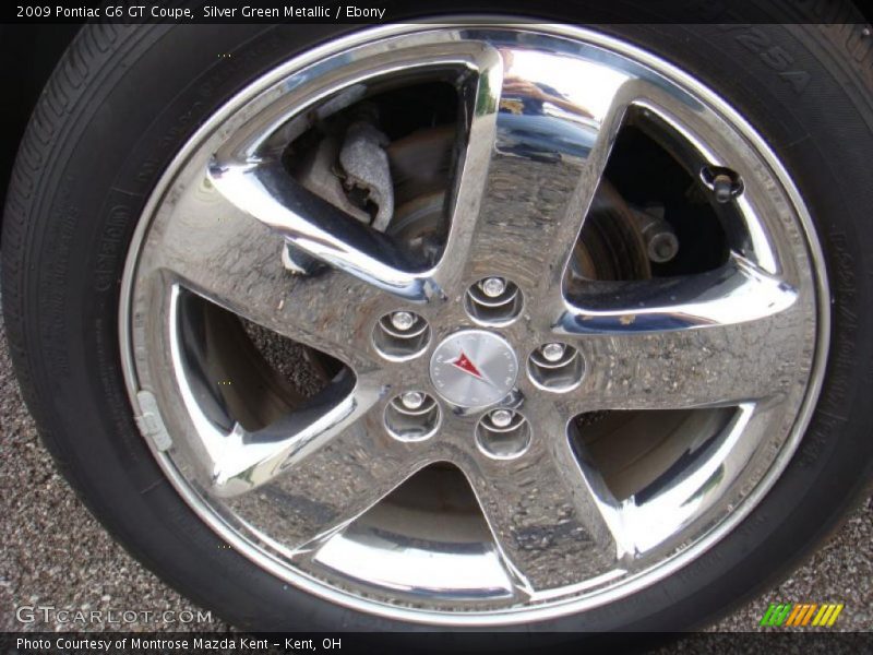 Silver Green Metallic / Ebony 2009 Pontiac G6 GT Coupe
