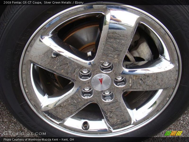 Silver Green Metallic / Ebony 2009 Pontiac G6 GT Coupe