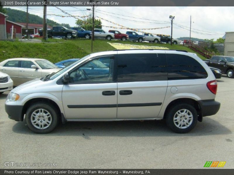 Bright Silver Metallic / Medium Slate Gray 2005 Dodge Caravan SE