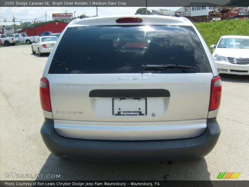 Bright Silver Metallic / Medium Slate Gray 2005 Dodge Caravan SE