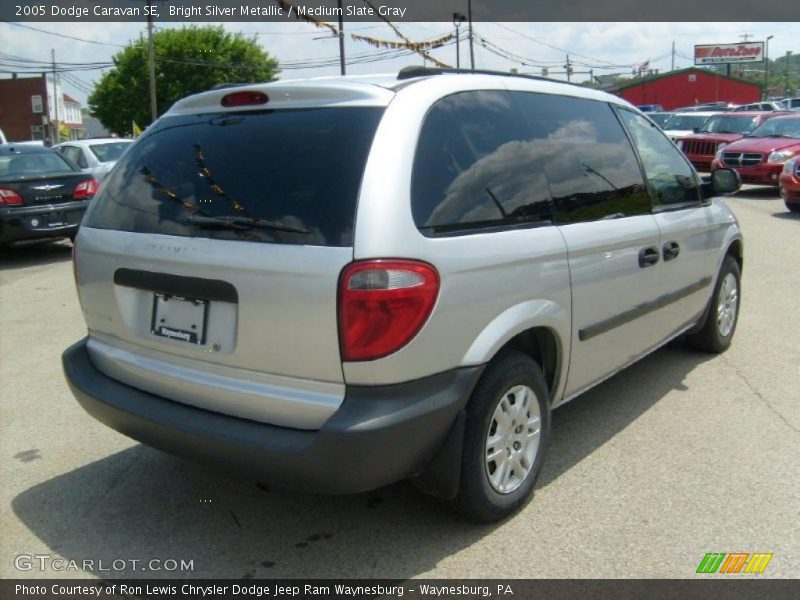 Bright Silver Metallic / Medium Slate Gray 2005 Dodge Caravan SE