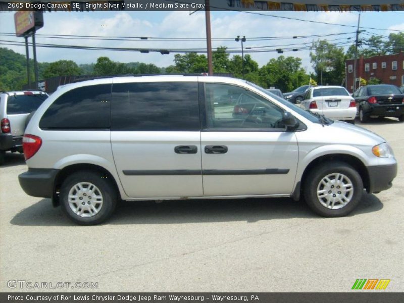 Bright Silver Metallic / Medium Slate Gray 2005 Dodge Caravan SE