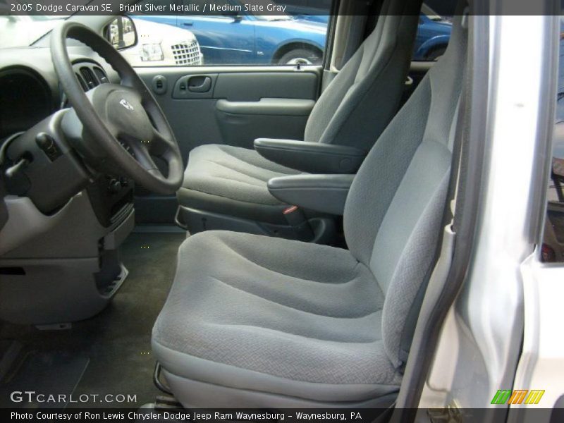 Bright Silver Metallic / Medium Slate Gray 2005 Dodge Caravan SE