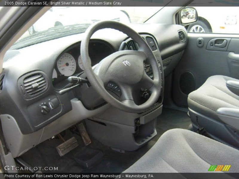 Bright Silver Metallic / Medium Slate Gray 2005 Dodge Caravan SE