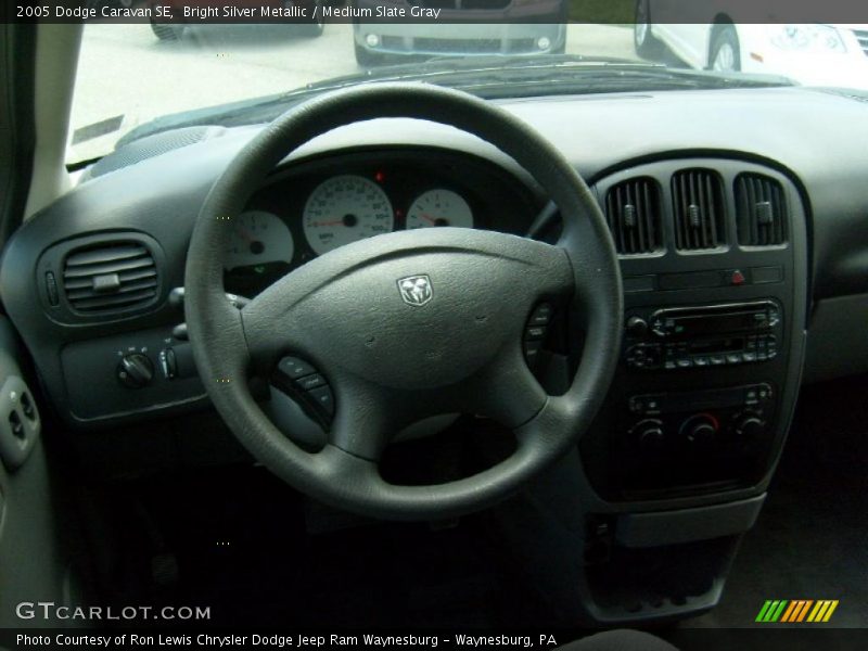 Bright Silver Metallic / Medium Slate Gray 2005 Dodge Caravan SE