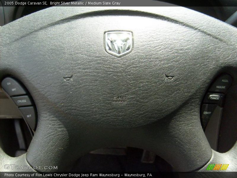 Bright Silver Metallic / Medium Slate Gray 2005 Dodge Caravan SE
