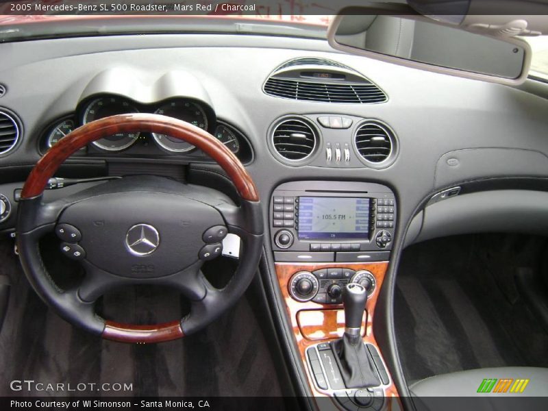 Mars Red / Charcoal 2005 Mercedes-Benz SL 500 Roadster