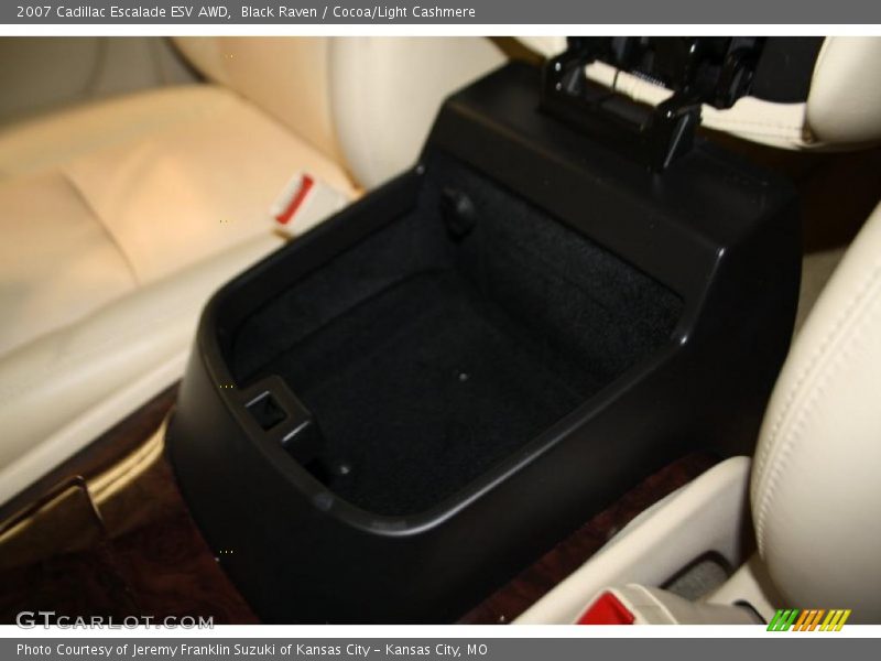 Black Raven / Cocoa/Light Cashmere 2007 Cadillac Escalade ESV AWD