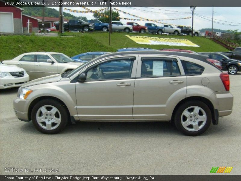 Light Sandstone Metallic / Pastel Pebble Beige 2009 Dodge Caliber SXT