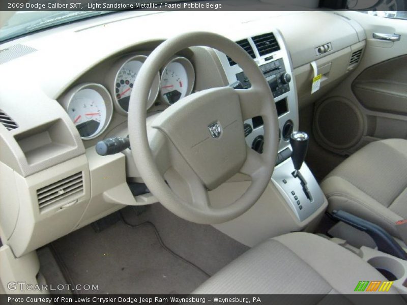 Light Sandstone Metallic / Pastel Pebble Beige 2009 Dodge Caliber SXT