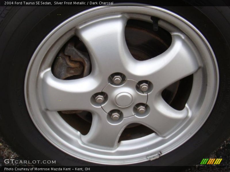 Silver Frost Metallic / Dark Charcoal 2004 Ford Taurus SE Sedan