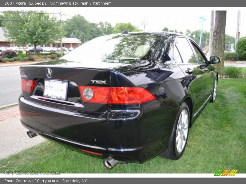 Nighthawk Black Pearl / Parchment 2007 Acura TSX Sedan
