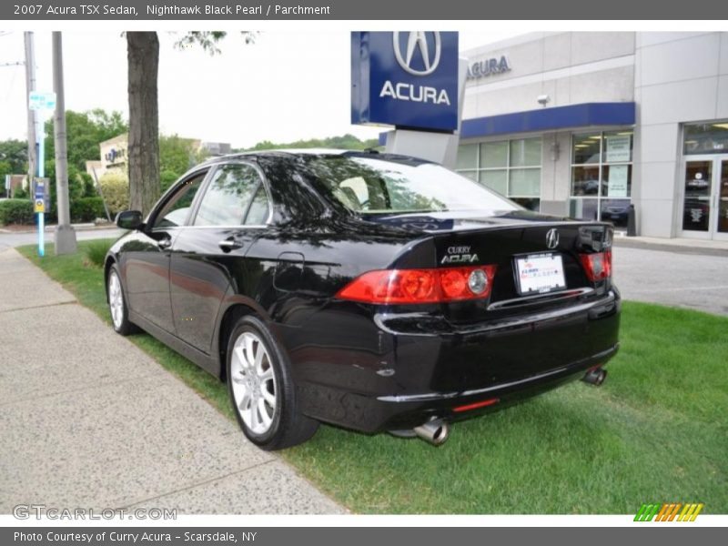 Nighthawk Black Pearl / Parchment 2007 Acura TSX Sedan