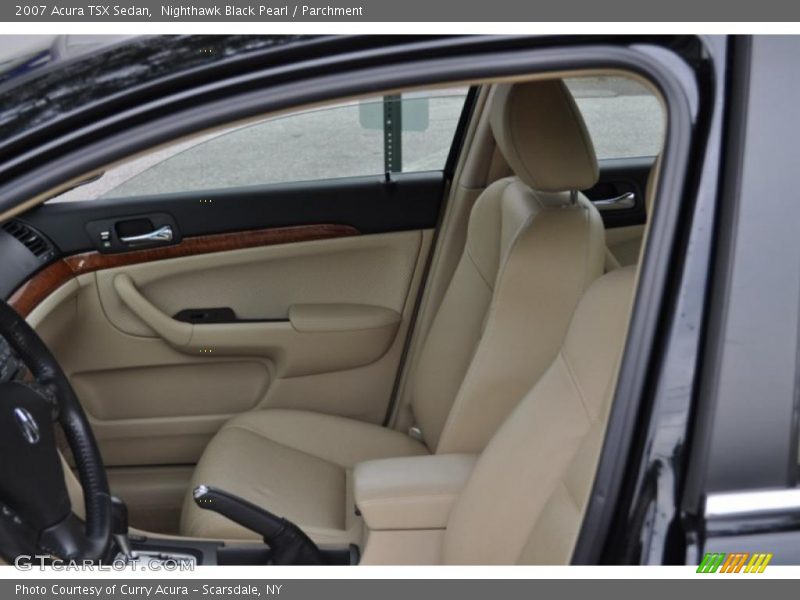 Nighthawk Black Pearl / Parchment 2007 Acura TSX Sedan