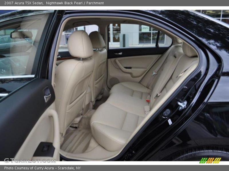 Nighthawk Black Pearl / Parchment 2007 Acura TSX Sedan
