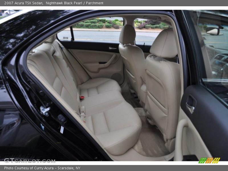 Nighthawk Black Pearl / Parchment 2007 Acura TSX Sedan