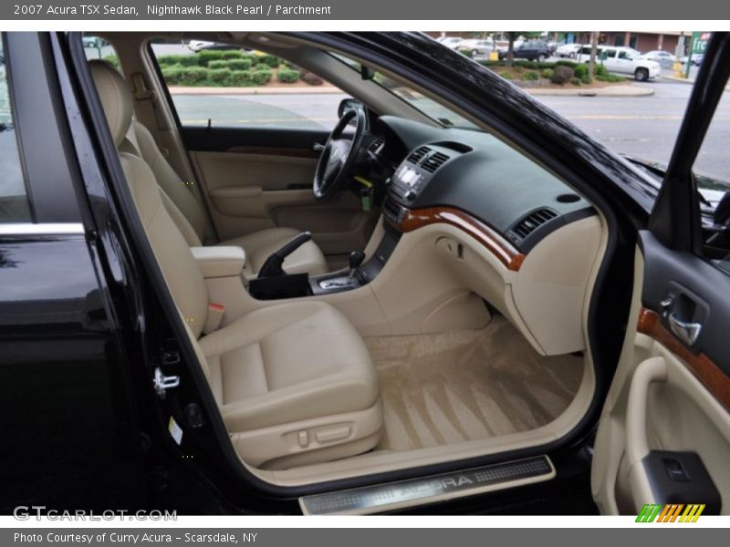 Nighthawk Black Pearl / Parchment 2007 Acura TSX Sedan