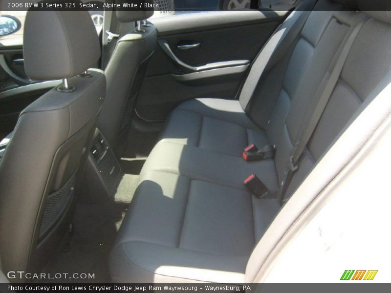Alpine White / Black 2006 BMW 3 Series 325i Sedan