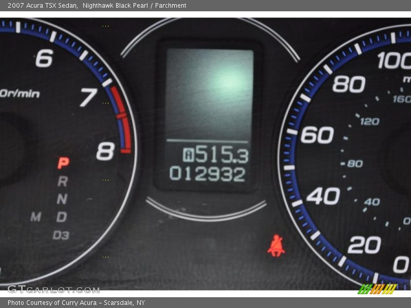 Nighthawk Black Pearl / Parchment 2007 Acura TSX Sedan