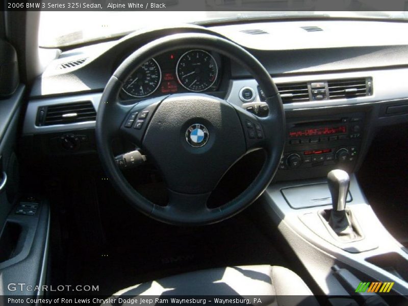 Alpine White / Black 2006 BMW 3 Series 325i Sedan