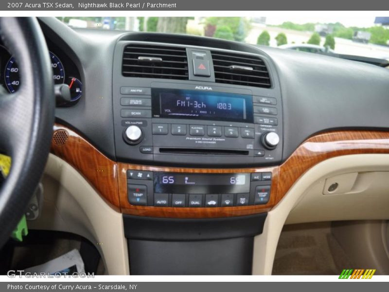 Nighthawk Black Pearl / Parchment 2007 Acura TSX Sedan